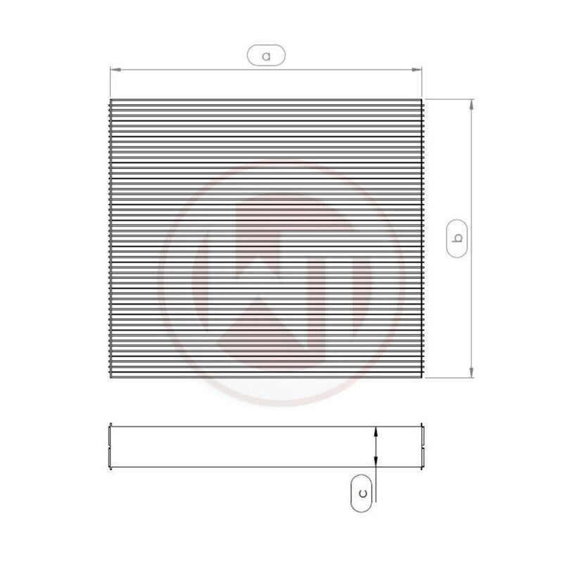 Wagner Tuning 645x395x52mm Radiator Core