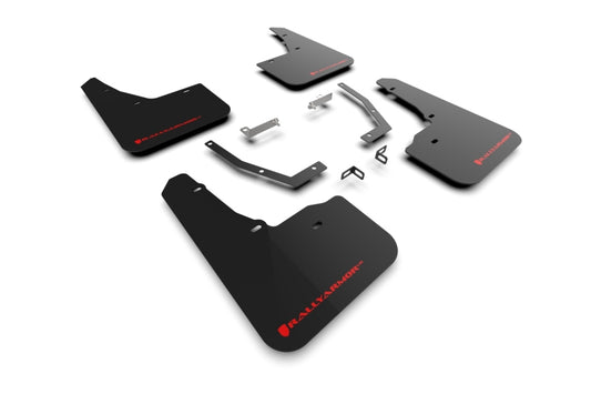 Rally Armor 25-26 Subaru Forester & Hybrid Black UR Mud Flap w/Red Logo