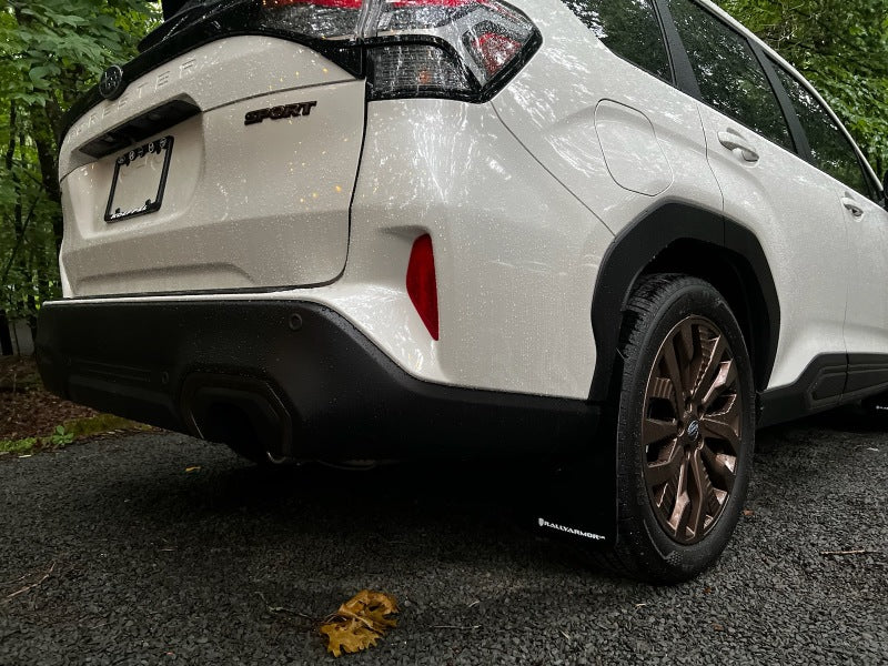 Rally Armor 25-26 Subaru Forester & Hybrid Black UR Mud Flap w/Red Logo