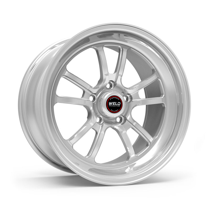 Weld S70 RT-S 18x10in / 5x114.3 BP / 7.7in. BS - Polished Center - Polished Shell Wheel