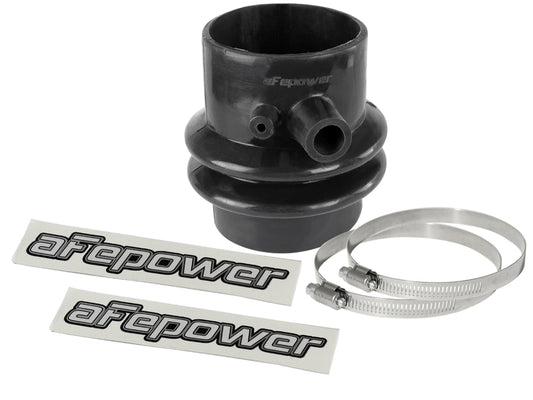 aFe Magnum FORCE Intake Coupling Kit (3-1/4 IN ID x 4-1/2 IN L) Straight Bellow-Coupler - Black
