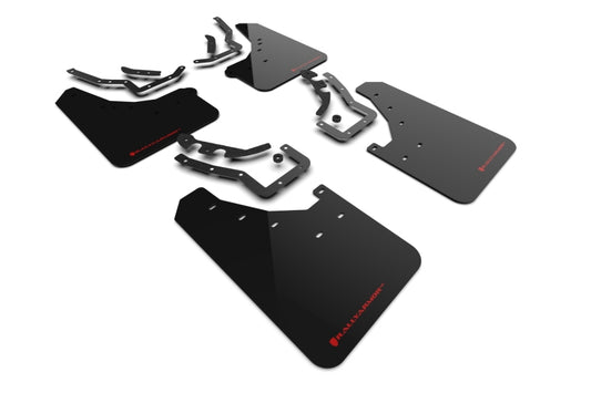 Rally Armor 24-26 Toyota Tacoma Gen 4 Black UR Mud Flap w/Red Logo