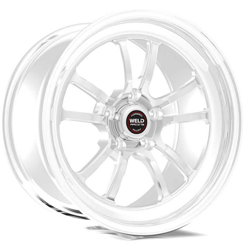 Weld S70 17x9 / 5x4.75in BP / 6.2in. BS Polished Wheel (High Pad) - Non-Beadlock