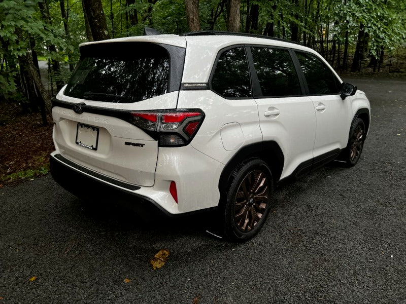 Rally Armor 25-26 Subaru Forester & Hybrid Black UR Mud Flap w/Grey Logo