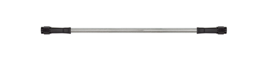 Goodridge 34in Universal Brake Line Assembly w/Black Zinc Fittings & Clear Hose