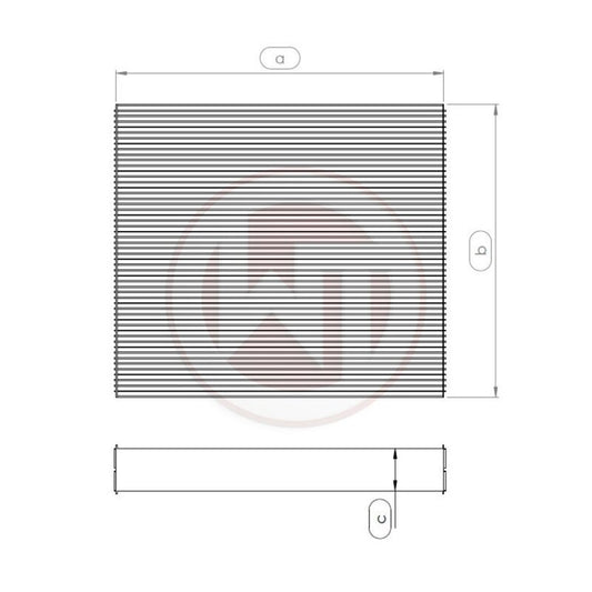 Wagner Tuning 240x251x52mm Radiator Core