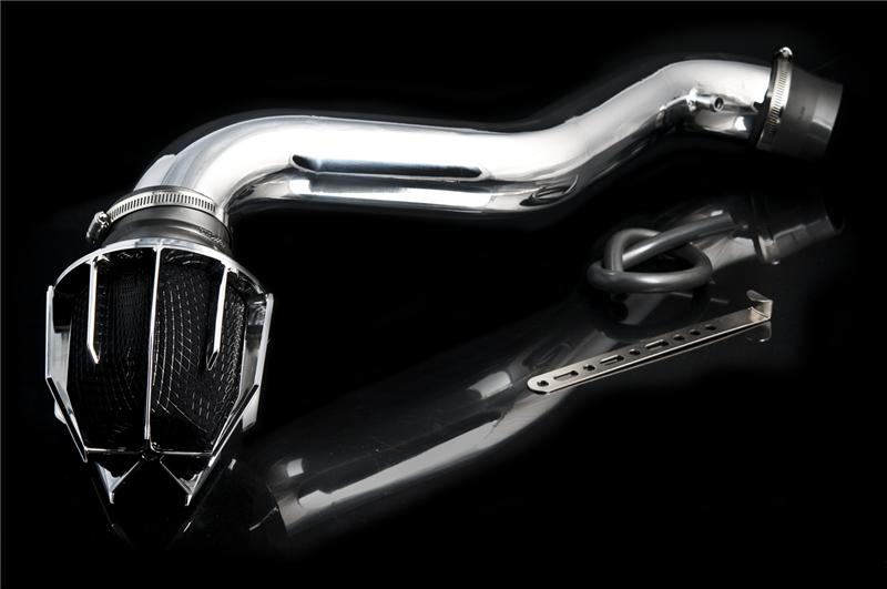 Weapon R Hyundai 00-05 Sonata V6 Stealth Dragon Intake-Flat Black Pipe Gunmetal/Black Foam Filter
