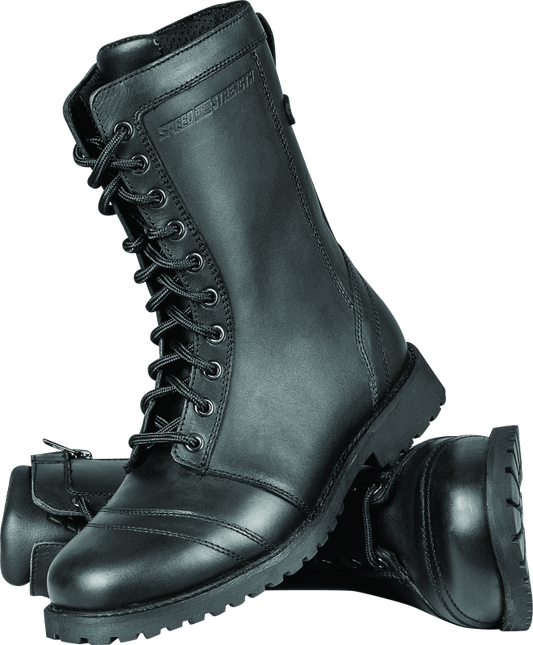 Speed and Strength Fast Times Leather Boots Black Womens Size - 8