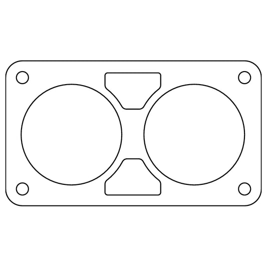 Cometic Chrysler Gen 3 6.1L 80mm Throttle Body Gasket .020in Fiber