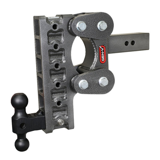 Gen-Y The Boss Torsion-Flex 2.5in Shank 10in Drop 1.7K TW 16K Hitch w/GH-051 Dual-Ball