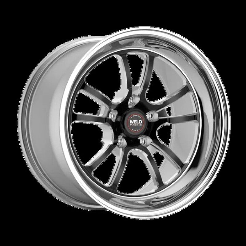 Weld S70 RT-S 15x8in / 5x120.65 BP / 3.5in. BS - Black Center - Polished Shell Wheel