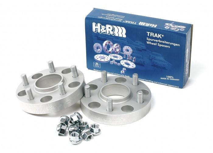 Trak+ 21mm DRA Wheel Adaptor Bolt 5/112 Center Bore 57.1 Bolt Thread 14x1.5 - Black