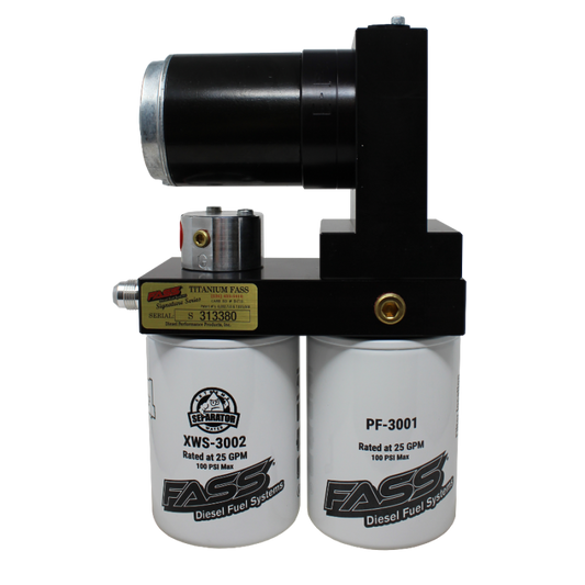 FASS Class 8 165gph/16-18psi Titanium Signature Series Fuel Air Separation System TS 165G