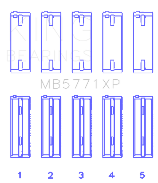 King Hyundai G4KF Crankshaft Main Bearing Set