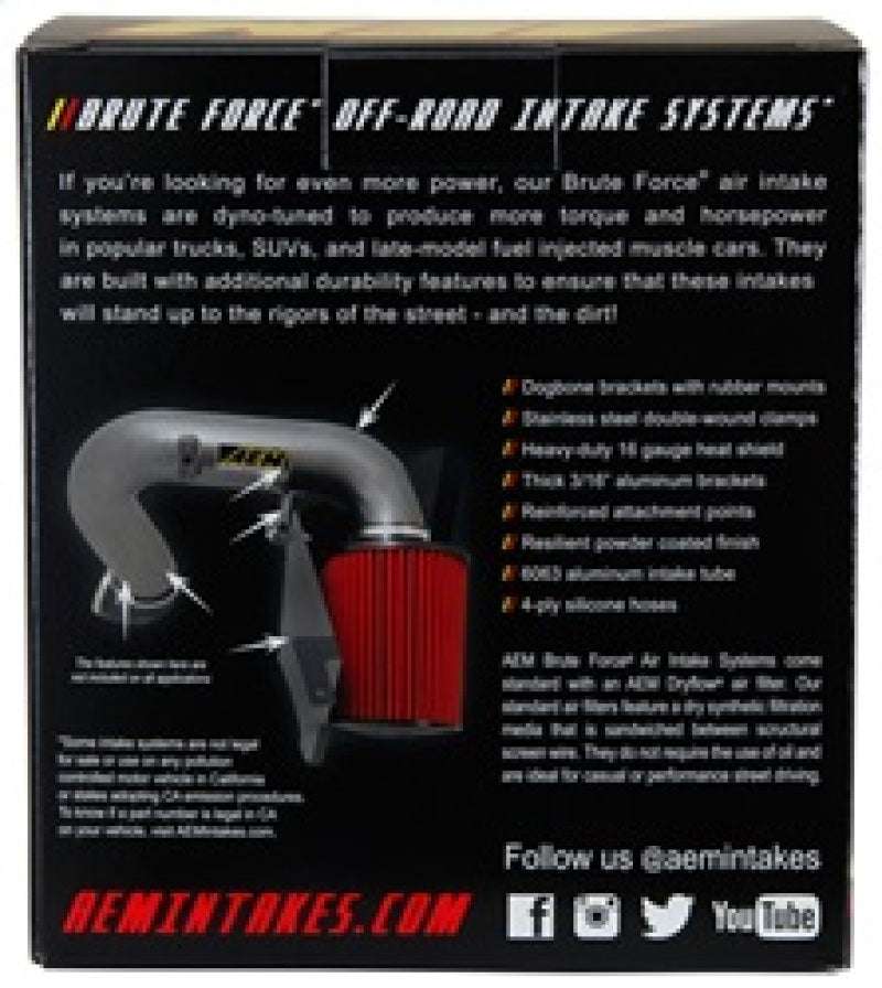 AEM 2.75 inch x 5 inch DryFlow Air Filter