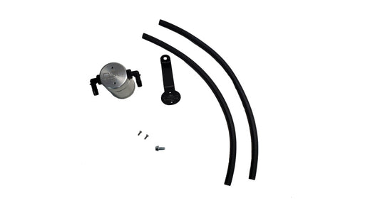 J&amp;L 19-23 Ford/Lincoln SUVs &amp; Trucks w 2.0 EcoBoost Driver Side Oil Separator 3.0 - Clear An