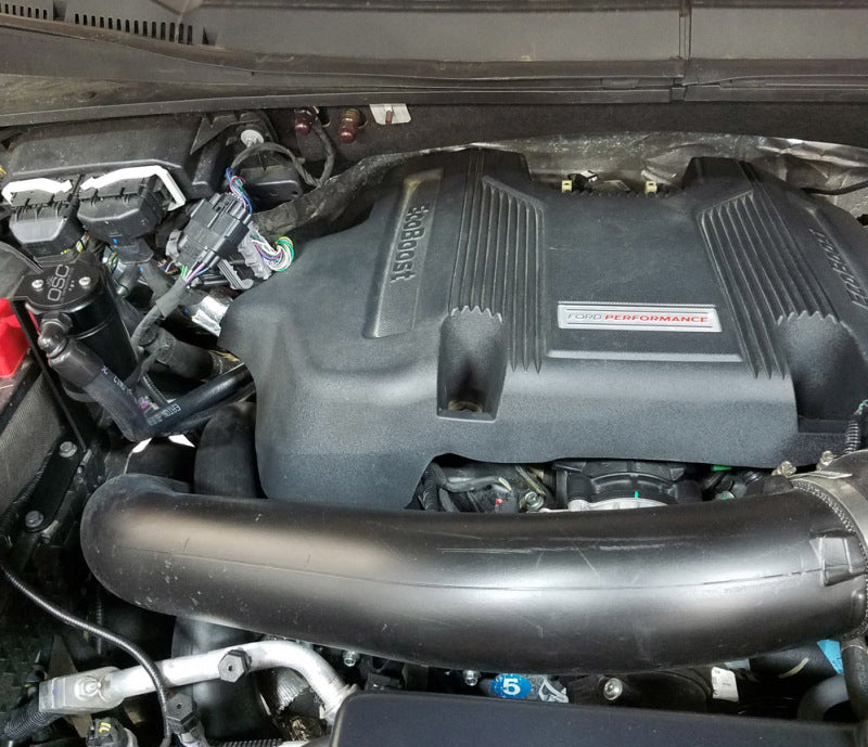 J&amp;L 2011-2023 Ford F-150 2.7L/3.5L/5.0L Passenger Side Oil Separator 3.0 - Black Anodized