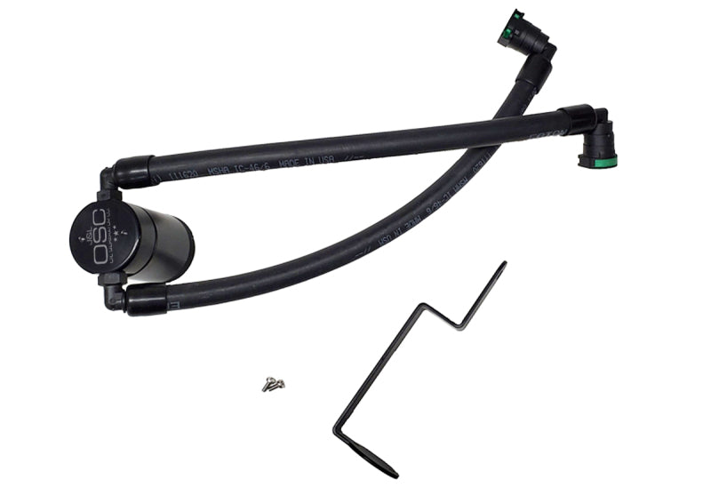 J&amp;L 2021-2023 Ford Bronco 1.5L EcoBoost Passenger Side Oil Separator 3.0 - Black Anodized
