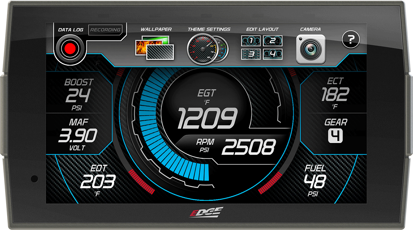 Edge Insight CTS3 Digital Multi fit In Cabin Touchscreen Gauge Monitor | 84130-3